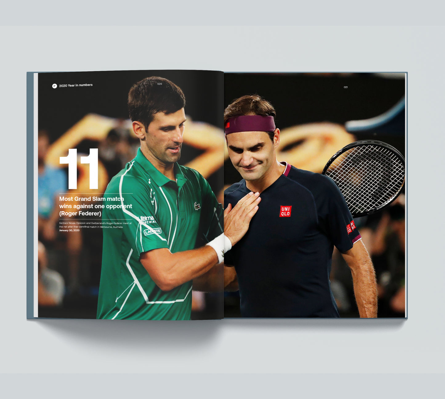 Novak Djokovic 2020 Season: Single Book